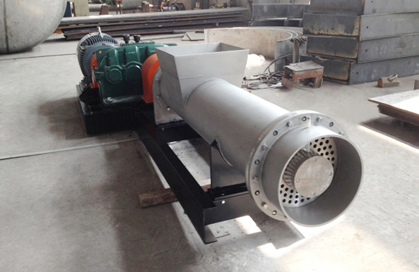 概述螺旋挤压造粒机的结构特点